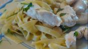 Cooking Pasta Al Pollo Al Limone