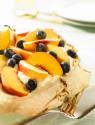 Peach And Nectarine Brown Sugar Pavlova