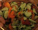 Celery Cucumber Tomato Salad