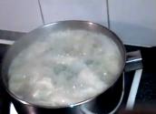 Rice Cake And Dumpling Soup
