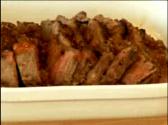Roasted Beef Tenderloin With Red Wine Onion Sauce 