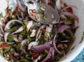 Split Beans With Fresh Spices And Herbs And Whole Nine Beans With Dry Curry Spices