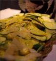 Shaved Summer Squash, Arugula & Pine Nut Salad