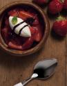 Strawberries Con Honeyed Mascarpone E Balsamic