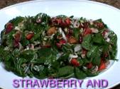 Hot And Sweet Strawberry And Spinach Salad