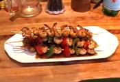 Honeyed Grilled Shrimp Skewers 