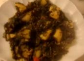 Dry Aloo Palak