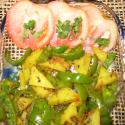 Achari Shimla Mirchi Aloo By Chef Sonali