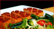 The Willow's - Adobo Style Pork Belly With A Fiddlehead Fern Salad