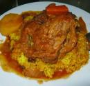 African Yellow Rice With Raisins