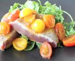 Ahi Tuna With Tomato-soy Sauce