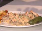 Albacore Tuna With Jalapeno Bacon Cream Sauce 