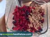 Almond And Berry Crumble 