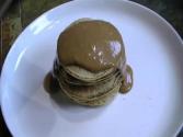 Pancakes With Organic Almond-chocolate Sauce