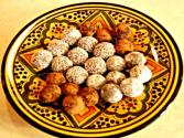 Almond Truffles - Moroccan "zellige" Cookie Variation