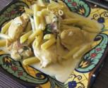Amaretto Chicken Medallions With Penne