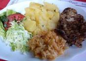 America's Cut With Red Cabbage And Pears