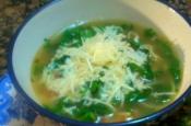 An Italian Inspired Toscana Soup And Homemade Garlic Bread