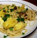 Angel Hair Pasta And Artichokes
