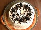 Blackberry Stuffed Angel Food Cake