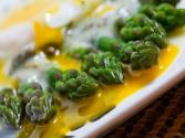 Aparagus With Dill Cream Sauce 