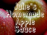 Julie's Homemade Apple Sauce