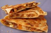 Quick Apple Sausage Quesadillas  