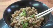 Chicken And Veggie Asian Style Rice Bowl  
