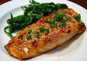 Asian-style Pan Seared Soy Salmon 