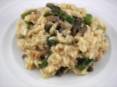 Creamy Asparagus And Mushroom Risotto