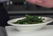 Pan Seared Tender Asparagus With Parmesan