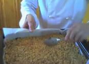 Assembling Crispy Crunch Squares