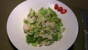 Avocado Pine Nut Salad With Rice 