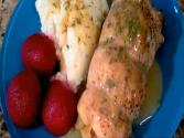 Bacon And Mushroom Stuffed Chicken Bundles With Sherry Au Jus