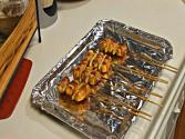 Bacon Wrapped Buffalo Chicken - Yakitori Style