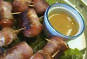 Bacon Wrapped Cheese Weiners 