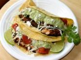 Baja Fish Tacos With Avocado Cream Sauce By Rockin Robin