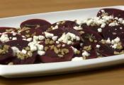 Balsamic Beets With Goat Cheese And Walnuts