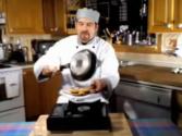 Cooking Show Banana Flambe, Tomatza Style
