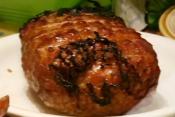 Barbecued Glazed Ham And Pineapple 