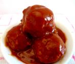 Oven Barbecued Meatballs