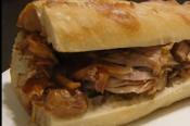 Barbecued Pulled Pork Sandwich