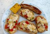Bbq 2 Kinds Of Pizza Bread