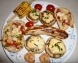 Bbq Stuffed Fresh Mushrooms