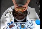 Pita With Bean And Cheese Filling