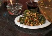 Sweet Spinach And Bean Sprouts