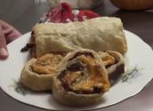 Baked Beef And Cheddar Spirals 