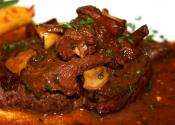 Beef Fillet With Mushroom Sauce