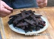 Beef Jerky On A Grill