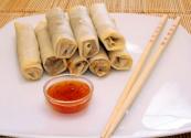 Beef Lumpia With Red Wine